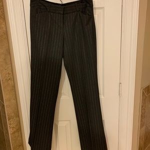 Express Editor Wide Leg Striped Pants